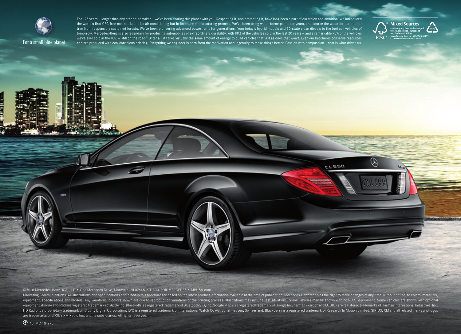 2011 Mercedes-Benz CL-Class Brochure Page 2